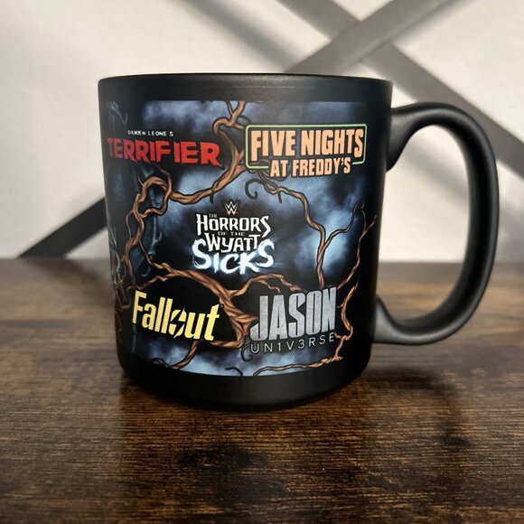 2025 Universal HHN Halloween Horror Nights  All Houses House Coffee Mug - Picture 2 of 4